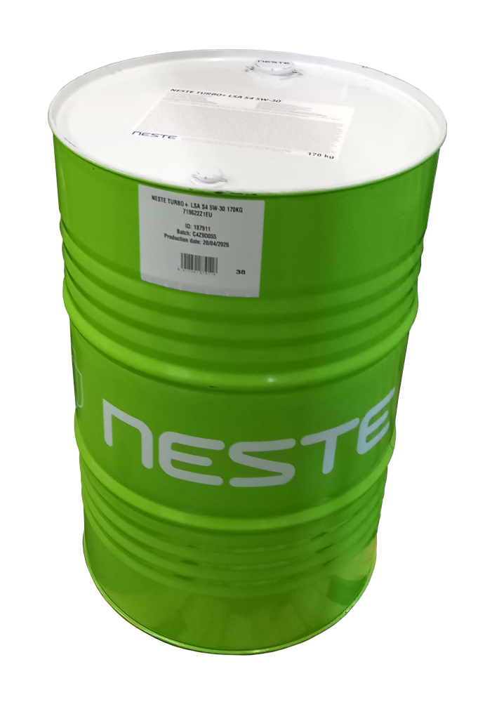 MOOTTORIÖLJY NESTE TURBO+ LSA S4 5W-30 200L