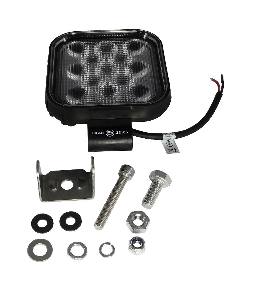 LED-TYÖVALO 13-LED 1284LM 20W 114x114(146)x52mm