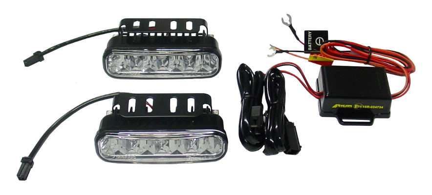 PÄIVÄVALOSARJA LED 12-24V 4X1W MM.VIIRU VOLVO