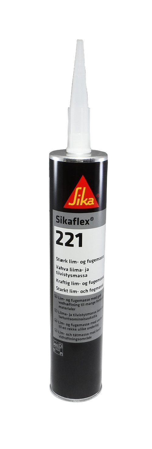 LIIMAMASSA SIKAFLEX-221, VALKOINEN 310ML